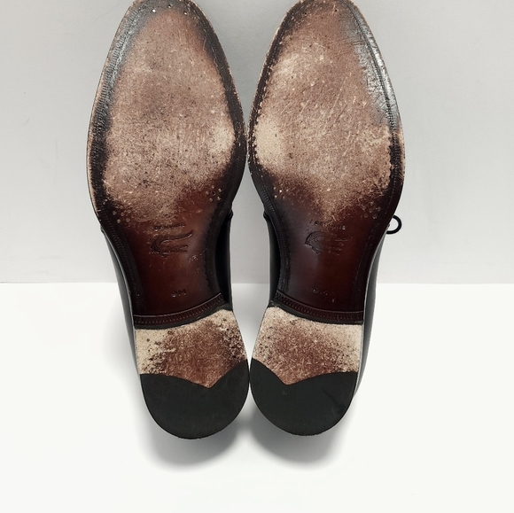 Mezlan Boyd Mens Crocodile Calfskin Shoes Size 9 M Grey Made In Spain - Picture 9 of 10